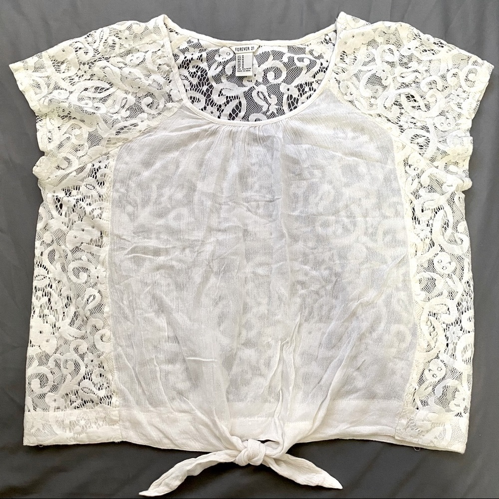 Forever 21 Lace Shirt